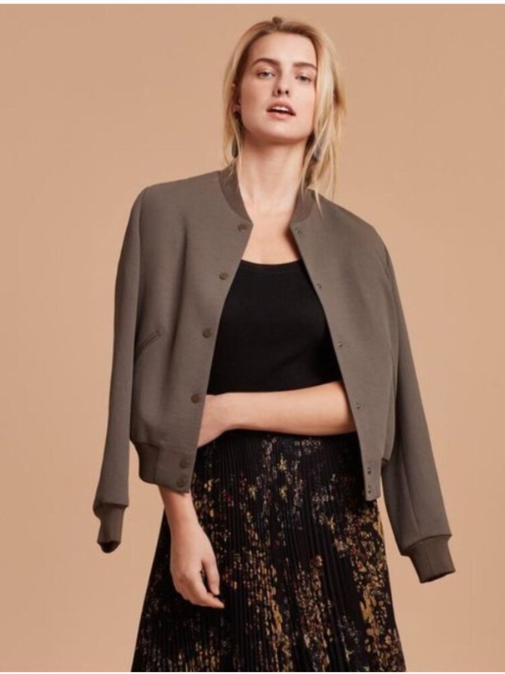 Aritzia Wilfred Poussin Bomber Jacket